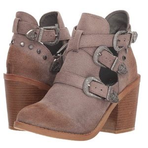 Blazin Roxx Grey Buckle Bootie